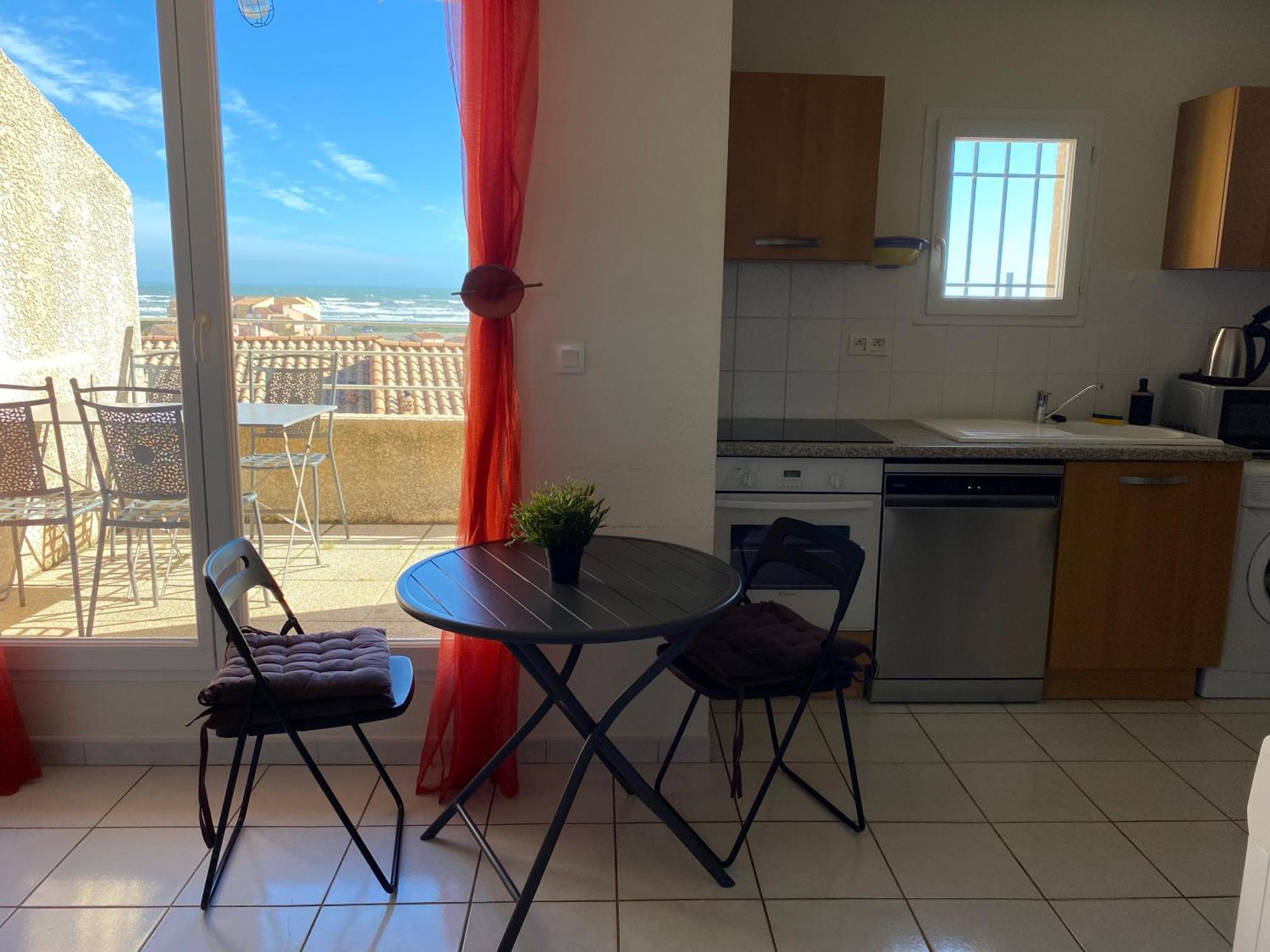 T3 Vue Mer Et Plage, Avec Wifi Et Parking Saint-Pierre-la-Mer  ภายนอก รูปภาพ